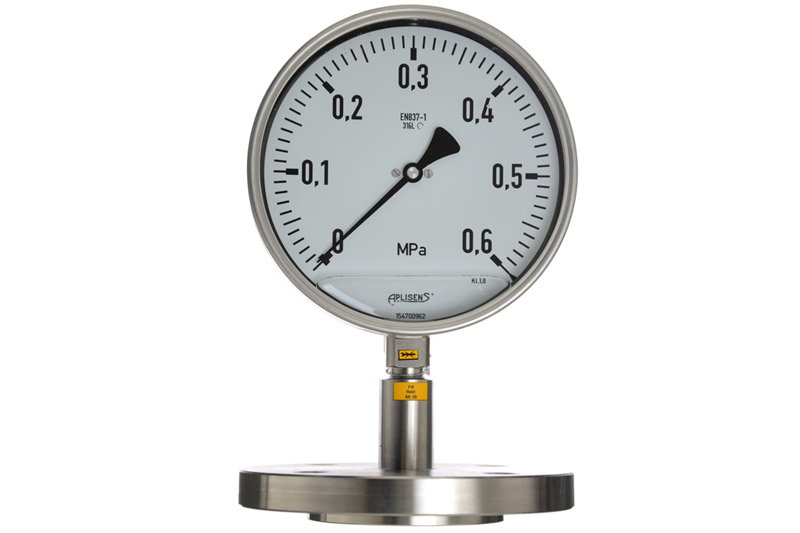 Pressure gauge with diaphragm seal